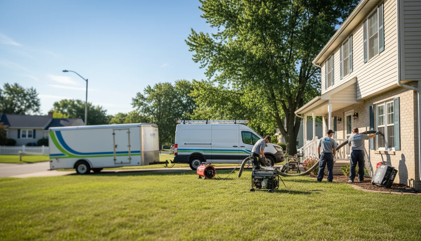Flooded Basement Restoration And Cleanup With Repair in Le Roy, KS near me